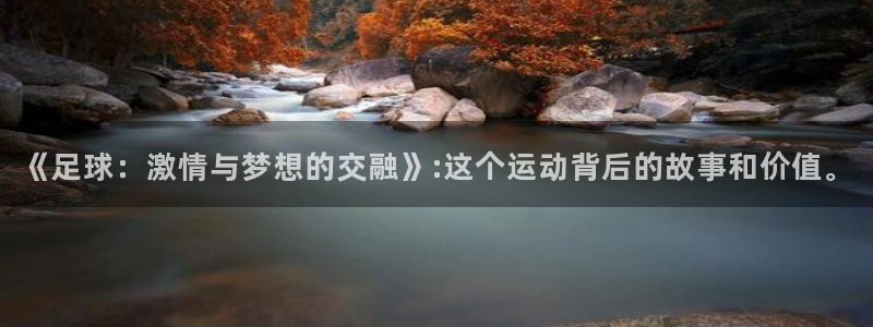 oety欧亿：《足球：激情与梦想的交融》:这个运动背后的故事和价值。